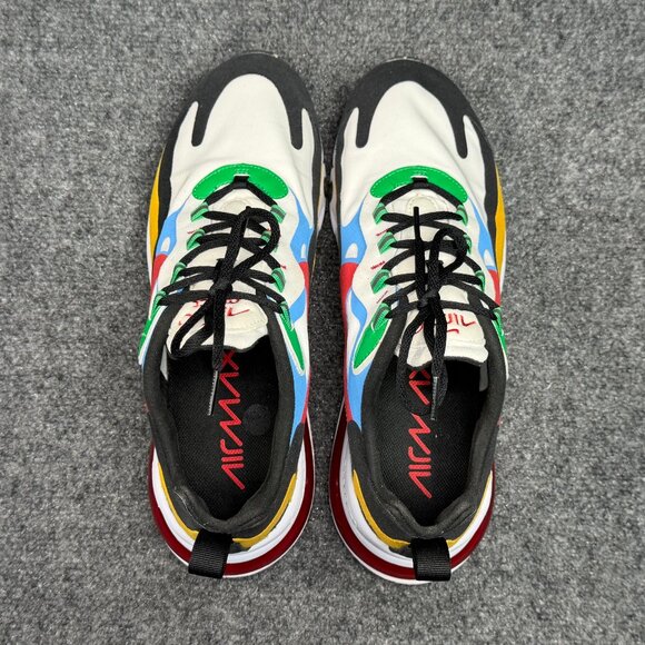 Nike Air Max 270 React Running Shoes Men's SIze 10 Multi-Color Athleitc Training - Picture 9 of 13